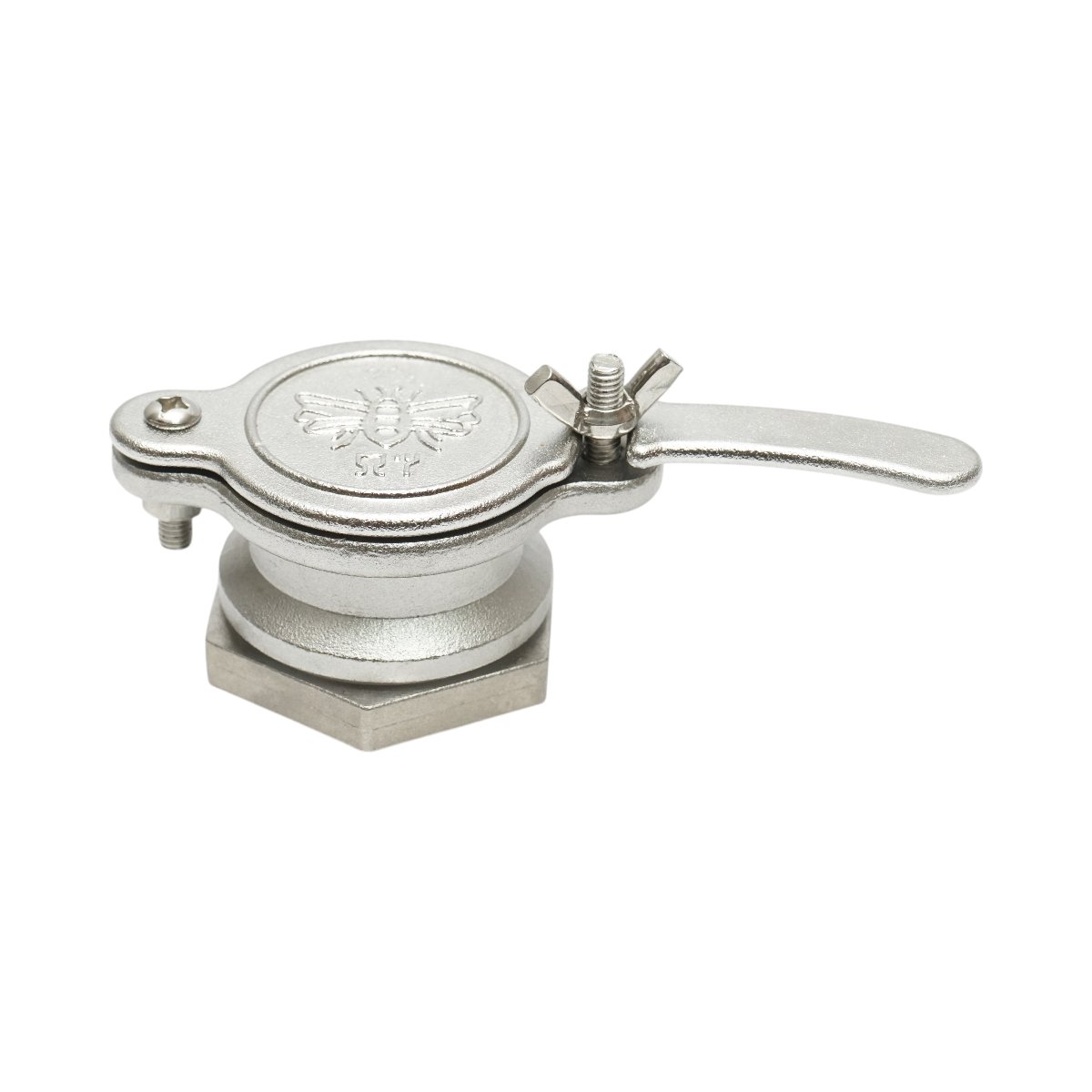 Robinet din inox pentru maturator miere 36x54mm